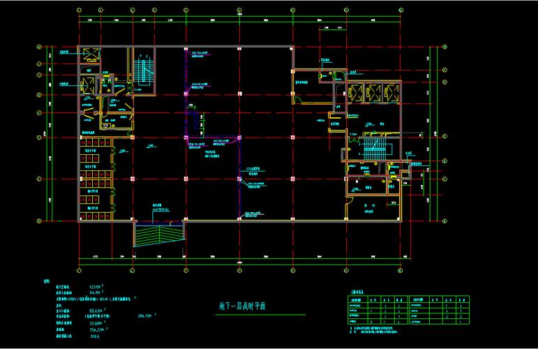 人防建筑设计方案施工图(cad)