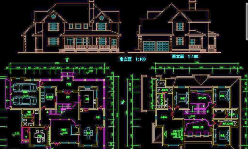 别墅方案建筑施工图